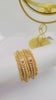 Elegant Gold-Toned Bangle Set 