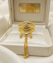 Shimmer Charm Gold Ring | Elegant Champ Stylish Jewelry for Girls
