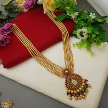 Gold Plated Pearl Radiance Mala