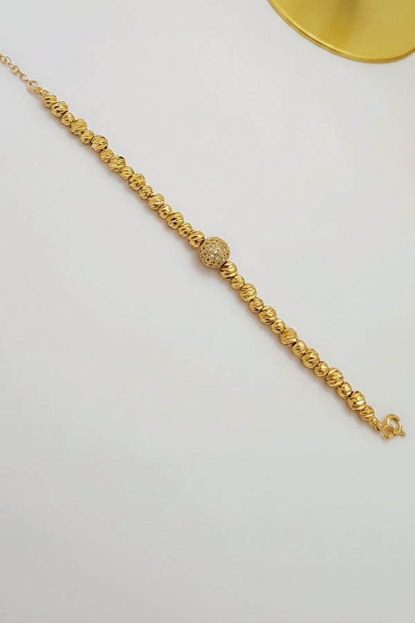 Golden Velvet Aura Bracelet – Premium Luxury Jewelry for Women