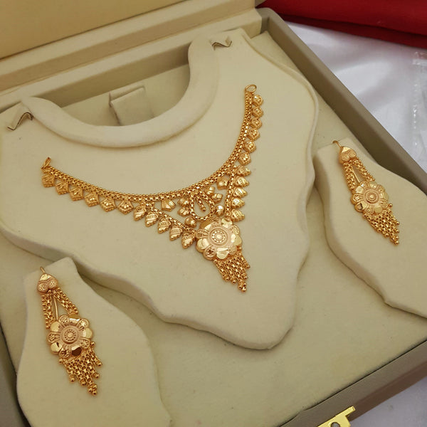 Opulent Gold-Plated Necklace