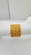 Heritage Opal Gold Plated Bangles | Classic Vintage Elegance