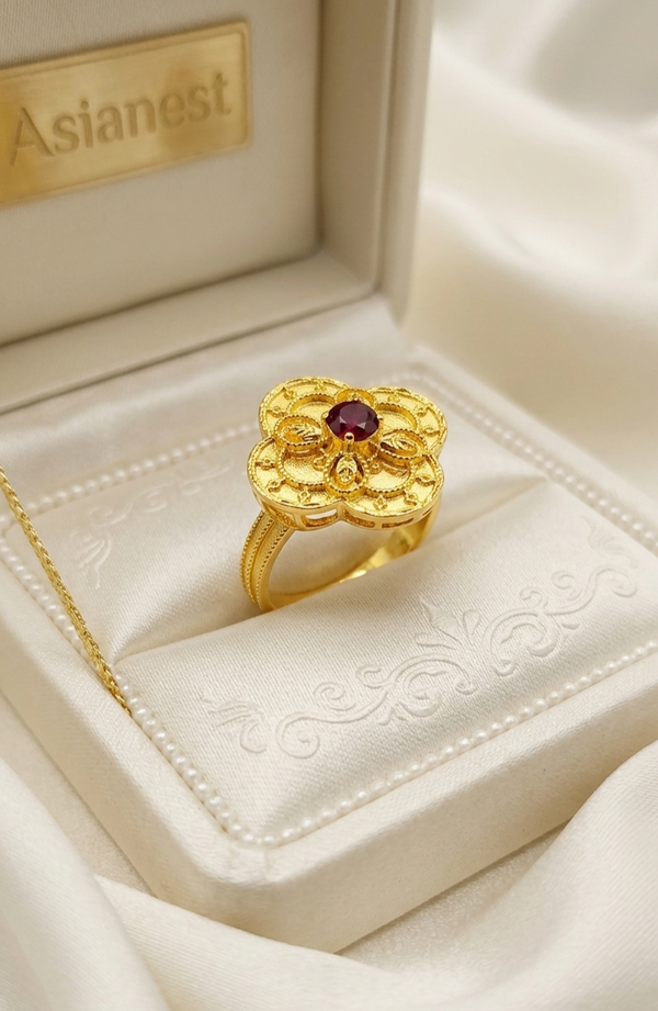 Luxe Glow Gold Ring | Chic Champ Timeless Jewelry for Girls