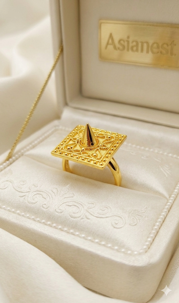 Aurora Shine Gold Plated Ring