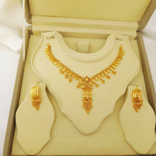 Golden Radiance Bridal Necklace Set
