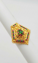 Solar Radiance Gold Ring | Elegant & Modern Jewelry for Girls