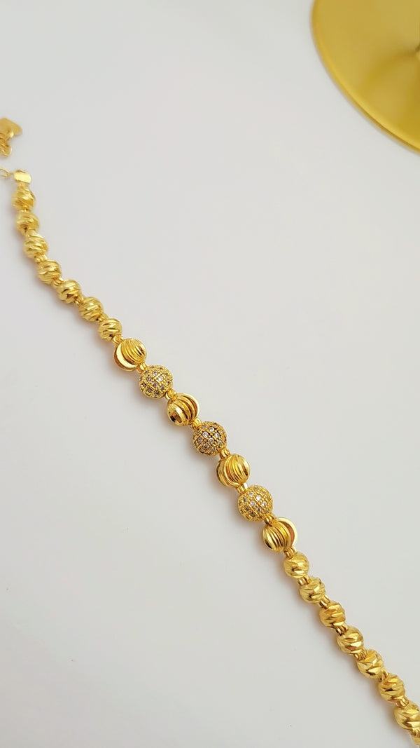 Golden Aurora Grace Bracelet – Luxury Fashion Jewelry for Women