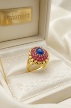 Fancy Spin Golden Ball Rings | Rotating Gold-Polish Statement Ring