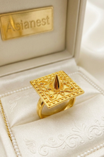 Aurora Shine Gold Plated Ring