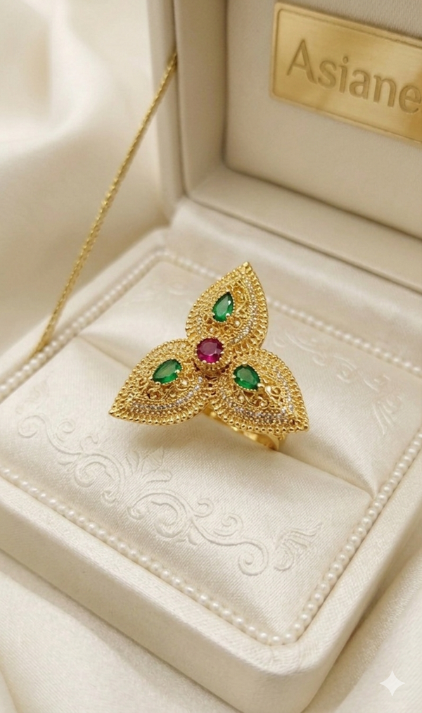 Golden Spin Glam Ring | Playful Spinning Jewelry