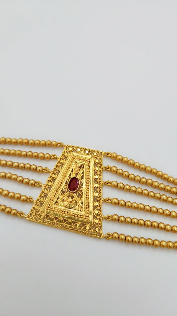 Golden Cascade Bracelet