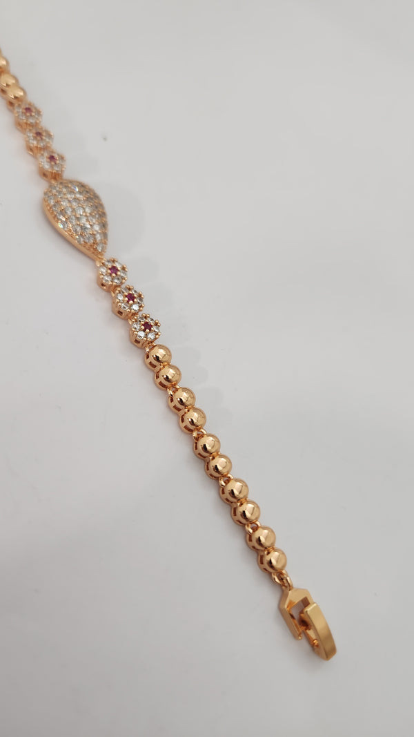 Golden Elegance Charm Bracelet – Premium Jewelry for Women