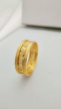 Aurielle Crest Gold Kara | Classic Polished Elegance
