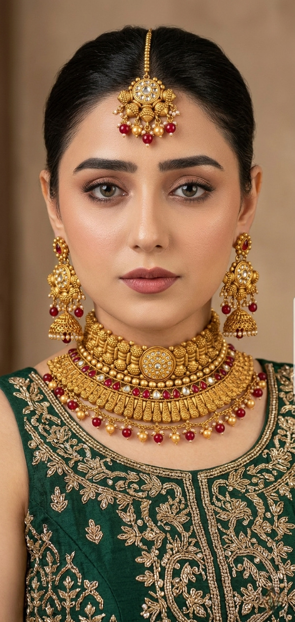 Imperial Bridal Rajwari Grace Necklace