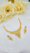 Auric Luster Gold-Plated Necklace – Opulent Jewelry Statement