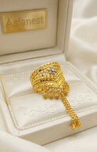 Lustrous Aura Gold Ring | Chic Spun-Polish Jewelry for Girls