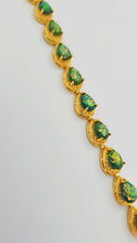 Golden Crystal Glow Bracelet – Elegant Luxury Jewelry for Women