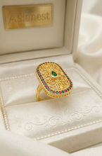 Sunlit Charm Gold Ring | Elegant & Chic Jewelry for Girls