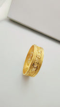 Aurielle Crest Gold Kara | Classic Polished Elegance
