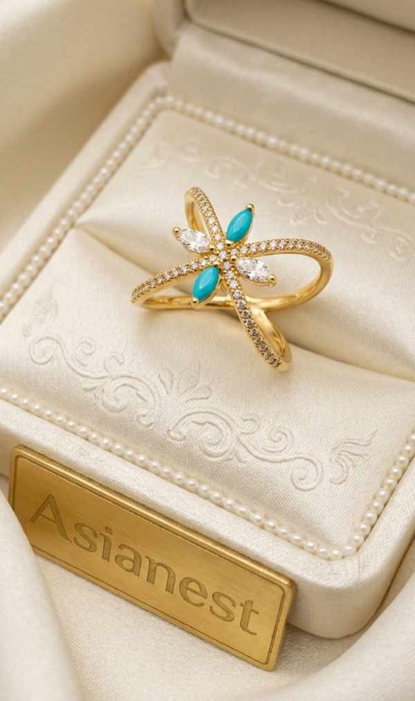 Radiant Star Gold Ring
