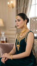 Majestic Gold Plating Bridal Necklace Set