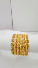 Vintage Opulence Gold Plated Bangles | Timeless Heritage Elegance