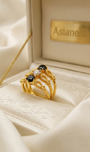 Radiant Charm Gold Ring | Elegant Champ; Trendy Jewelry for Girls