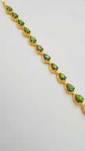 Golden Crystal Glow Bracelet – Elegant Luxury Jewelry for Women