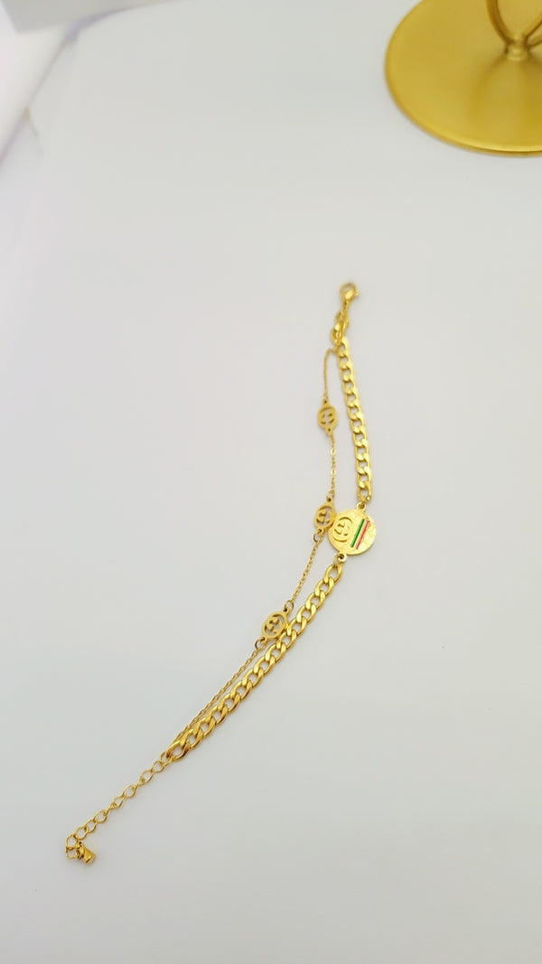 Golden Zenith Charm Bracelet – Premium Fashion Jewelry for Women