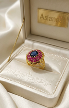 Fancy Spin Golden Ball Rings | Rotating Gold-Polish Statement Ring
