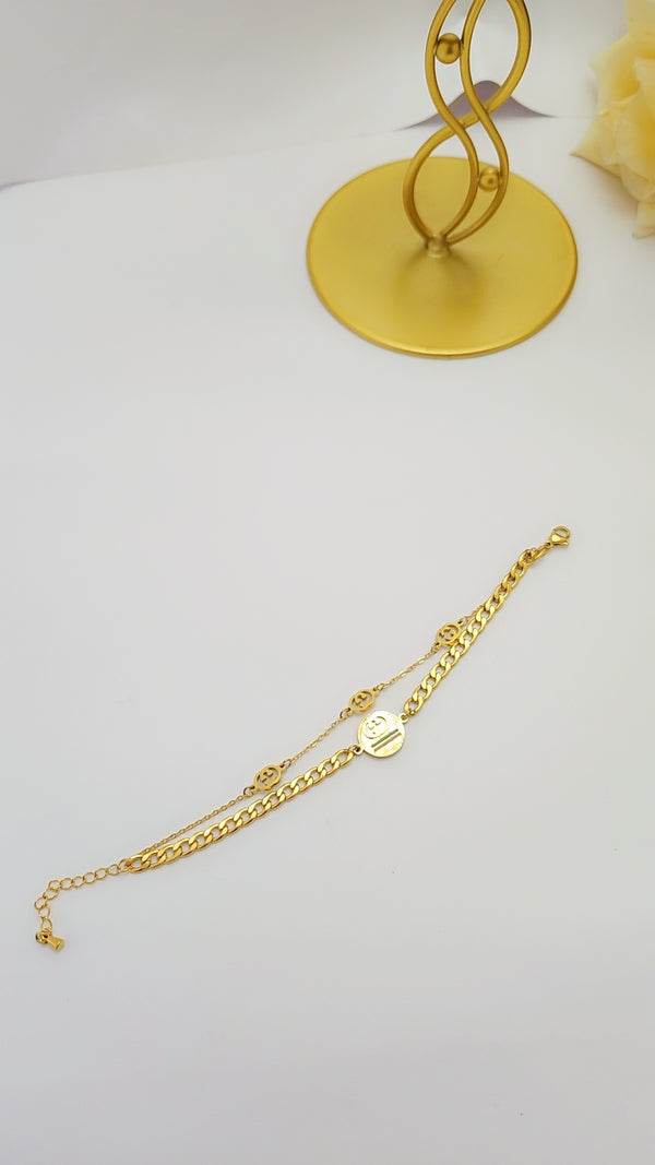 Golden Zenith Charm Bracelet – Premium Fashion Jewelry for Women
