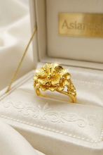 Fancy Spin Golden Ball Rings | Rotating Gold-Polish Statement Ring