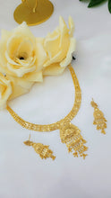 Radiant Gold-Coated Necklace – Exquisite Bridal Jewelry