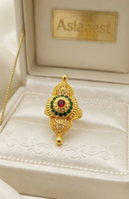 Golden Eclipse Ring | Elegant & Radiant Jewelry for Girls
