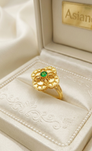 Lustrous Glow Gold Ring | Elegant Champ; Chic Jewelry for Girls