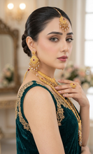 Majestic Gold Plating Bridal Necklace Set