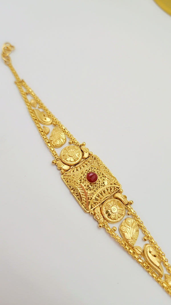Golden Opal Glow Bracelet – Luxury Fashion Jewelry for Women