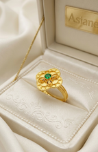 Gilded Charm Ring | Elegant Gold-Polish Jewelry