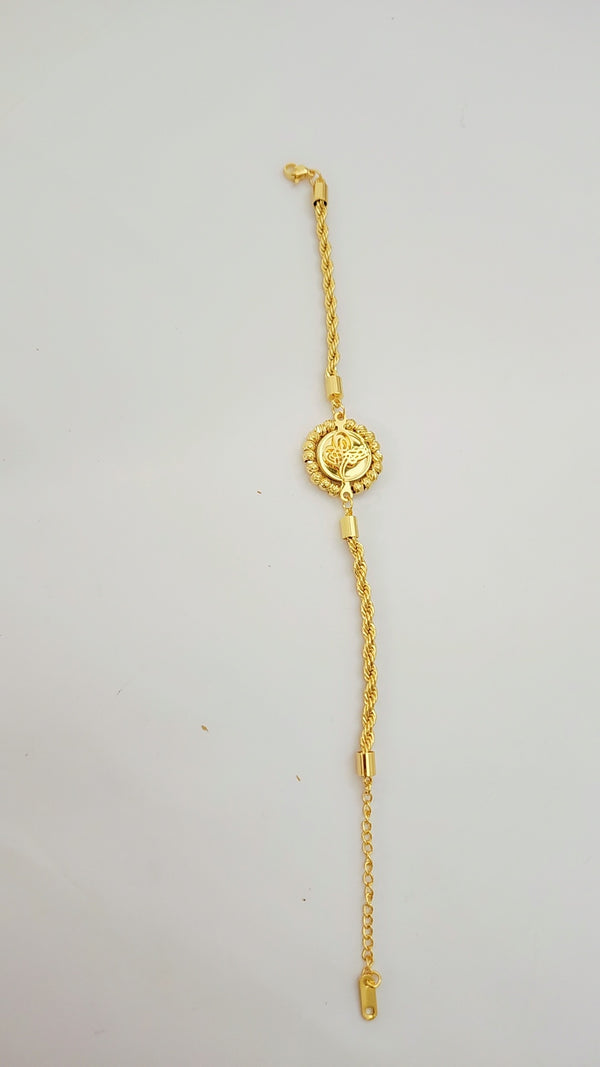 Golden Blossom Luxe Bracelet – Premium Fashion Jewelry for Women