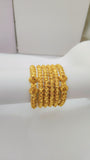 Divine Radiance Gold Kara | Elegant Bangles