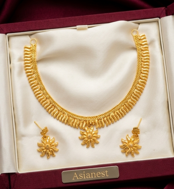Radiant Infinity Gold Plated Necklace | Timeless Sparkling Elegance