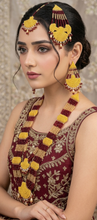 Imperial Majesty Gold-Coated Bridal Necklace Set – Exquisite Timeless Luxury