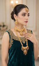 Majestic Gold Plating Bridal Necklace Set