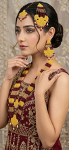 Imperial Majesty Gold-Coated Bridal Necklace Set – Exquisite Timeless Luxury