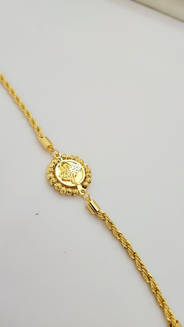 Golden Blossom Luxe Bracelet – Premium Fashion Jewelry for Women