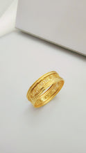 Aurielle Crest Gold Kara | Classic Polished Elegance