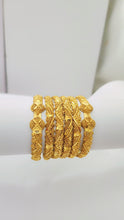 Imperial Charm Gold Bangles | Elegant Vintage Heritage