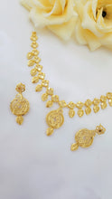 Aurora Luxe Gold-Plated Necklace – Opulent Bridal Adornment