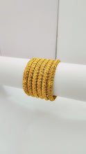 Heritage Opal Gold Plated Bangles | Classic Vintage Elegance