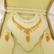 Golden Radiance Bridal Necklace Set